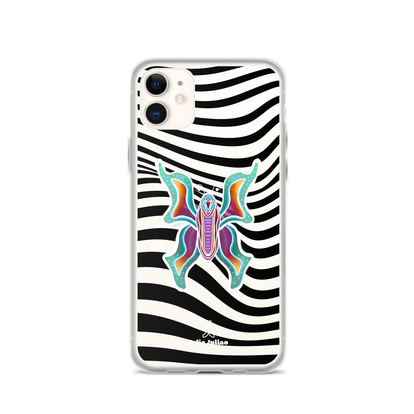 Technicolor Butterfly - Clear Case for iPhone®