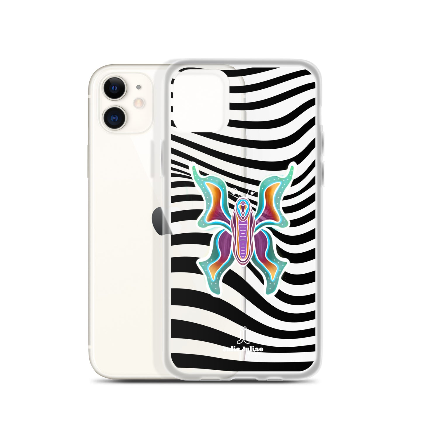 Technicolor Butterfly - Clear Case for iPhone®