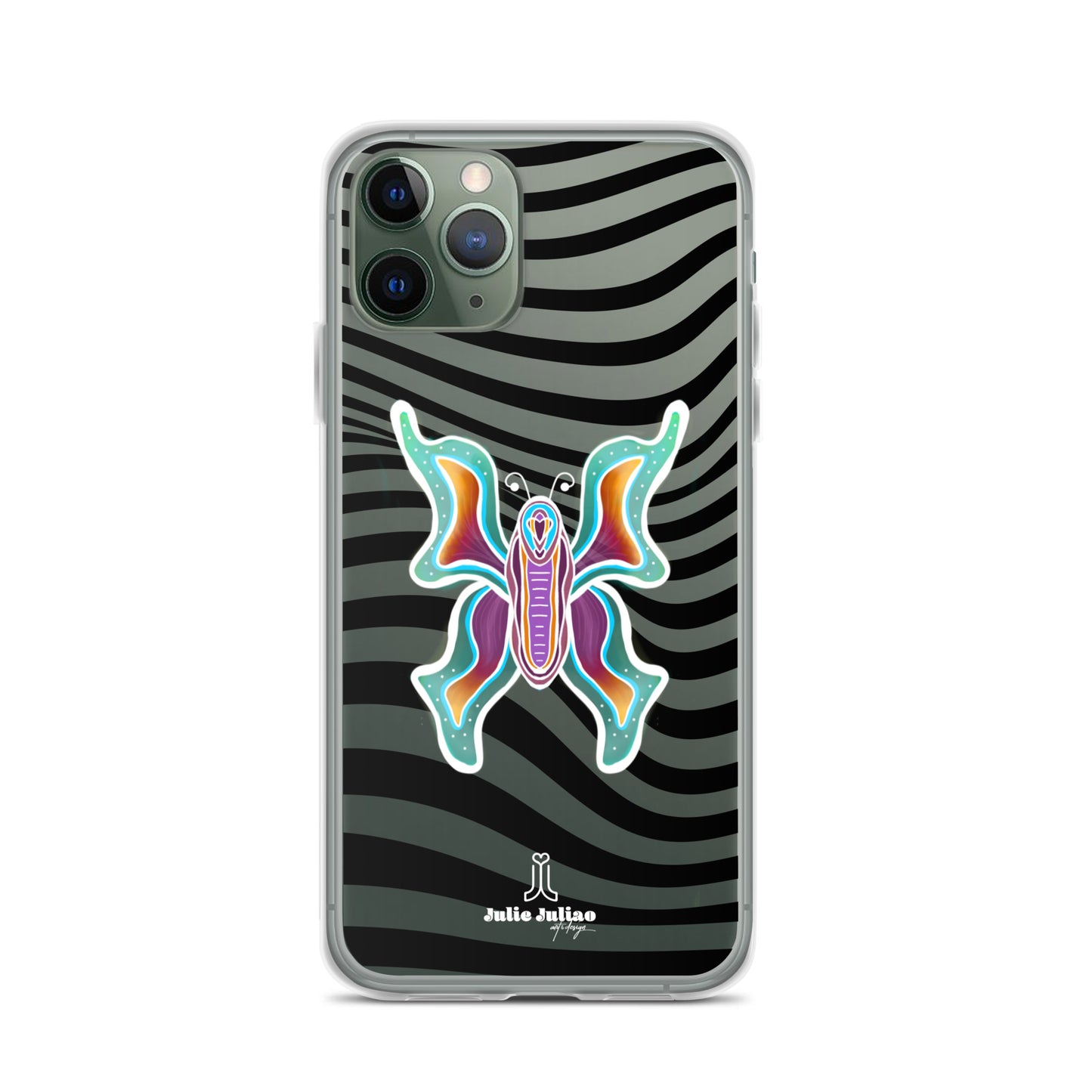 Technicolor Butterfly - Clear Case for iPhone®