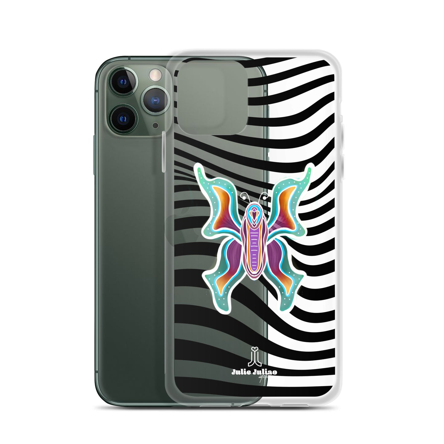 Technicolor Butterfly - Clear Case for iPhone®