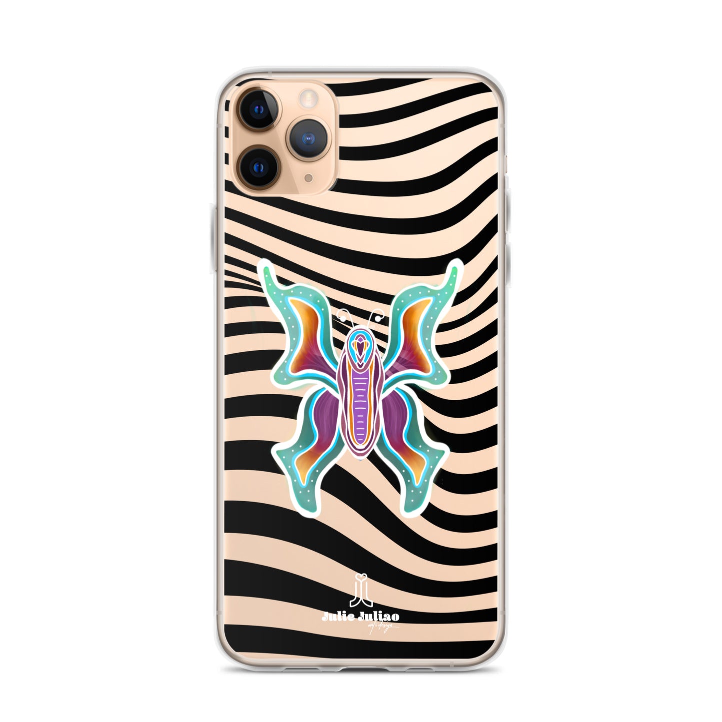 Technicolor Butterfly - Clear Case for iPhone®