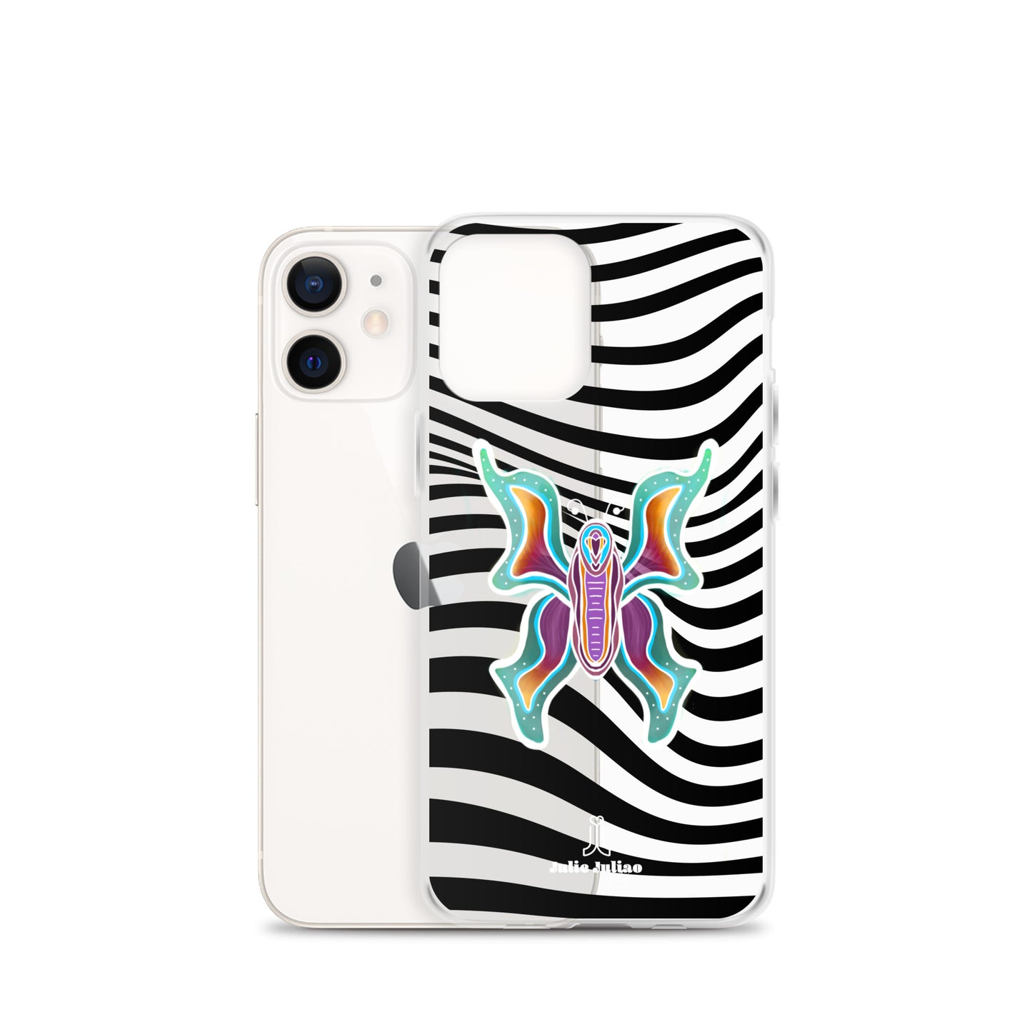 Technicolor Butterfly - Clear Case for iPhone®
