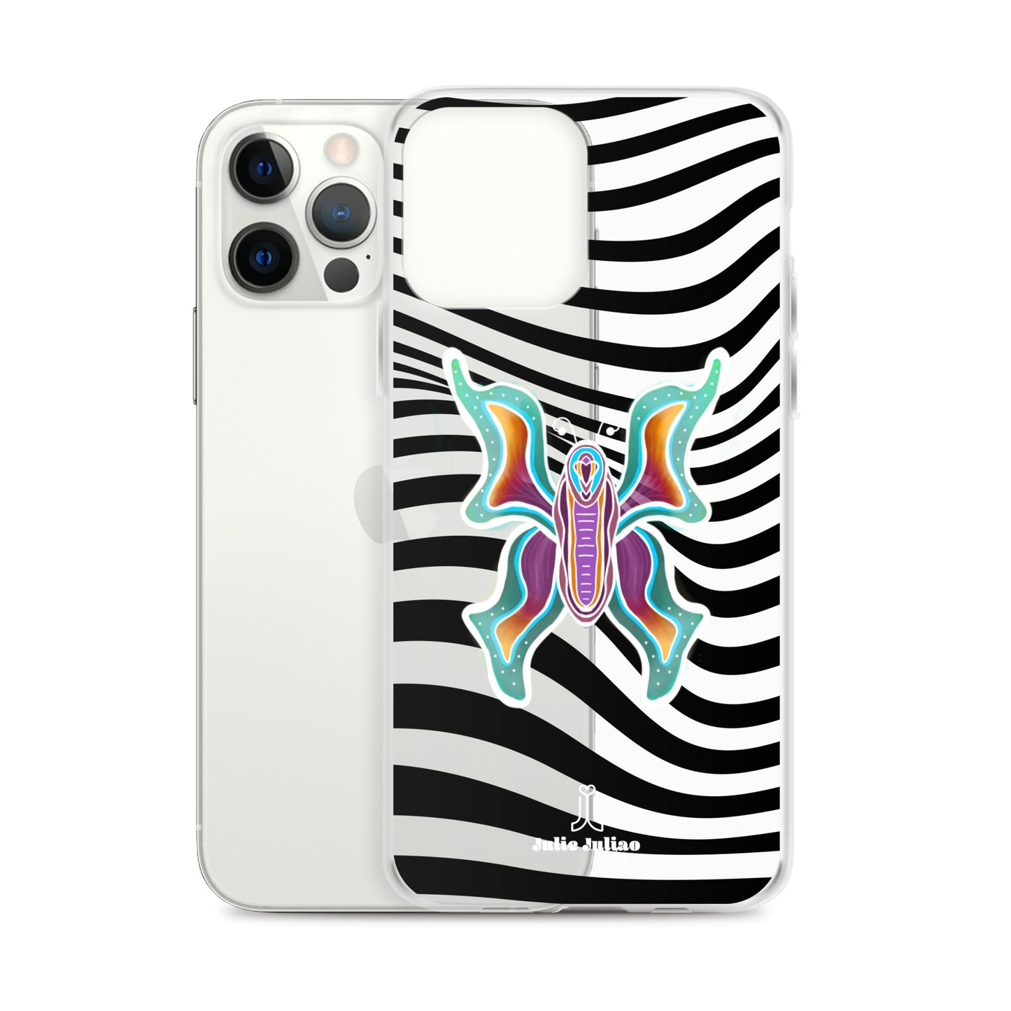 Technicolor Butterfly - Clear Case for iPhone®