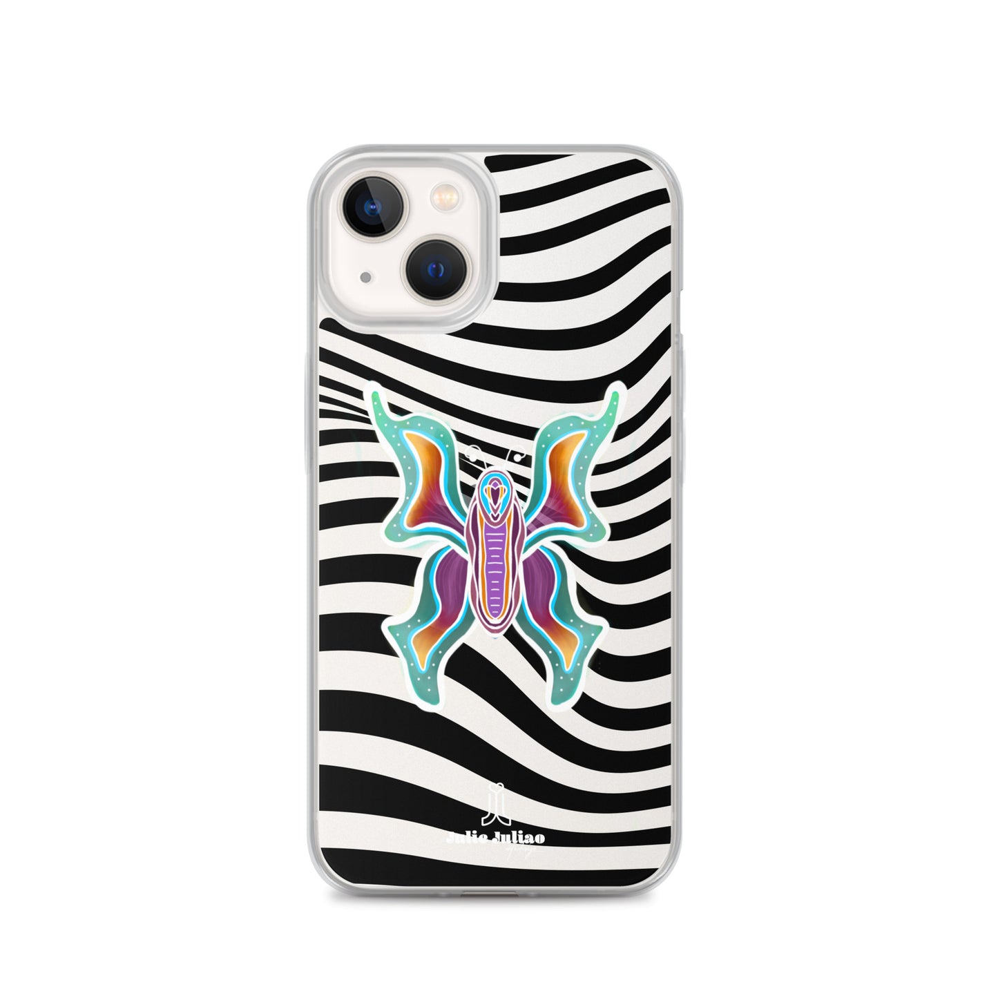 Technicolor Butterfly - Clear Case for iPhone®