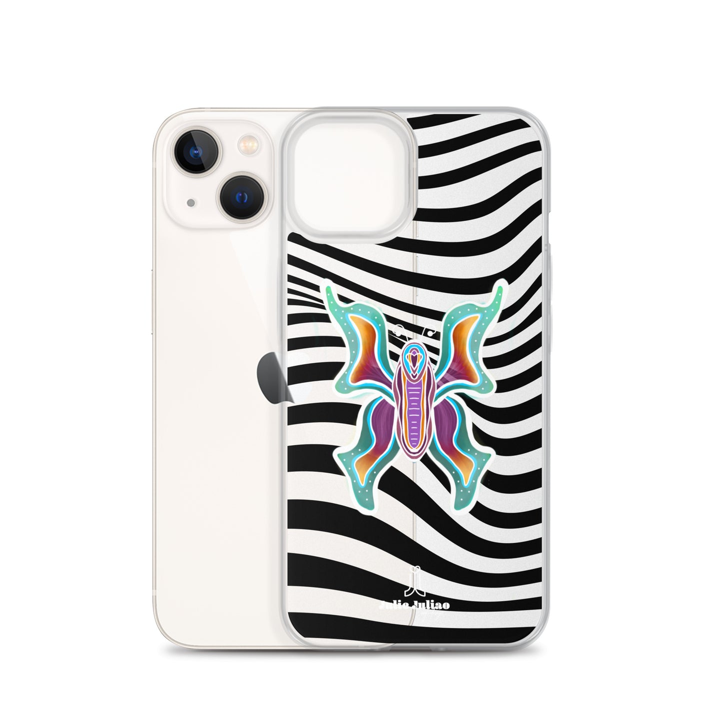 Technicolor Butterfly - Clear Case for iPhone®