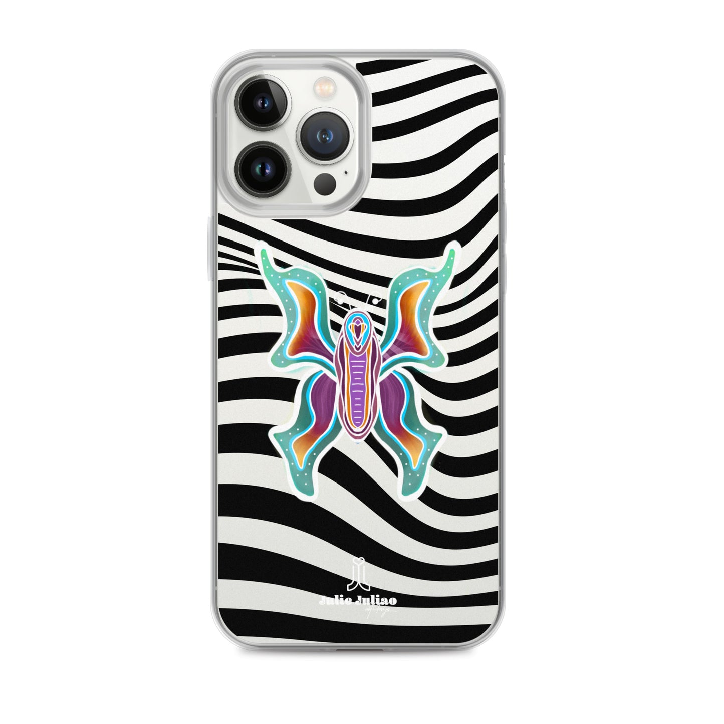 Technicolor Butterfly - Clear Case for iPhone®