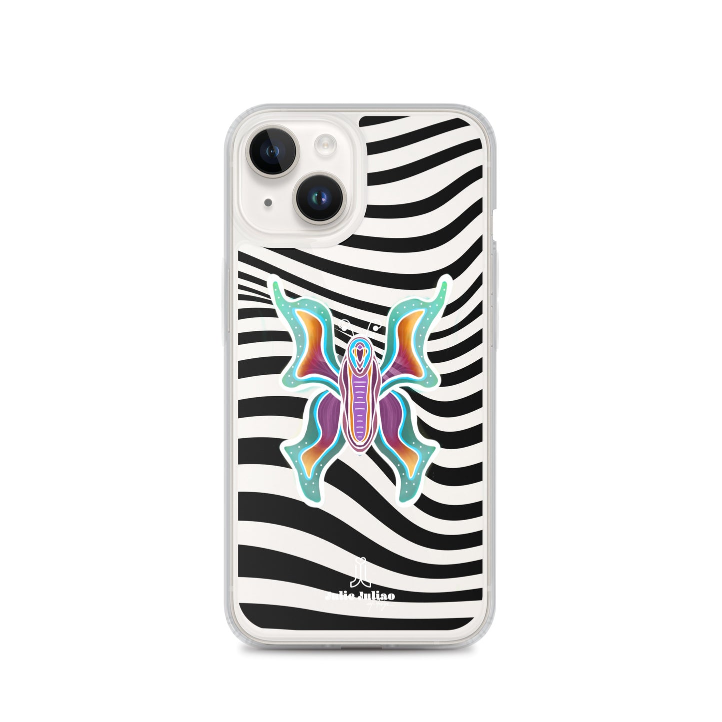 Technicolor Butterfly - Clear Case for iPhone®