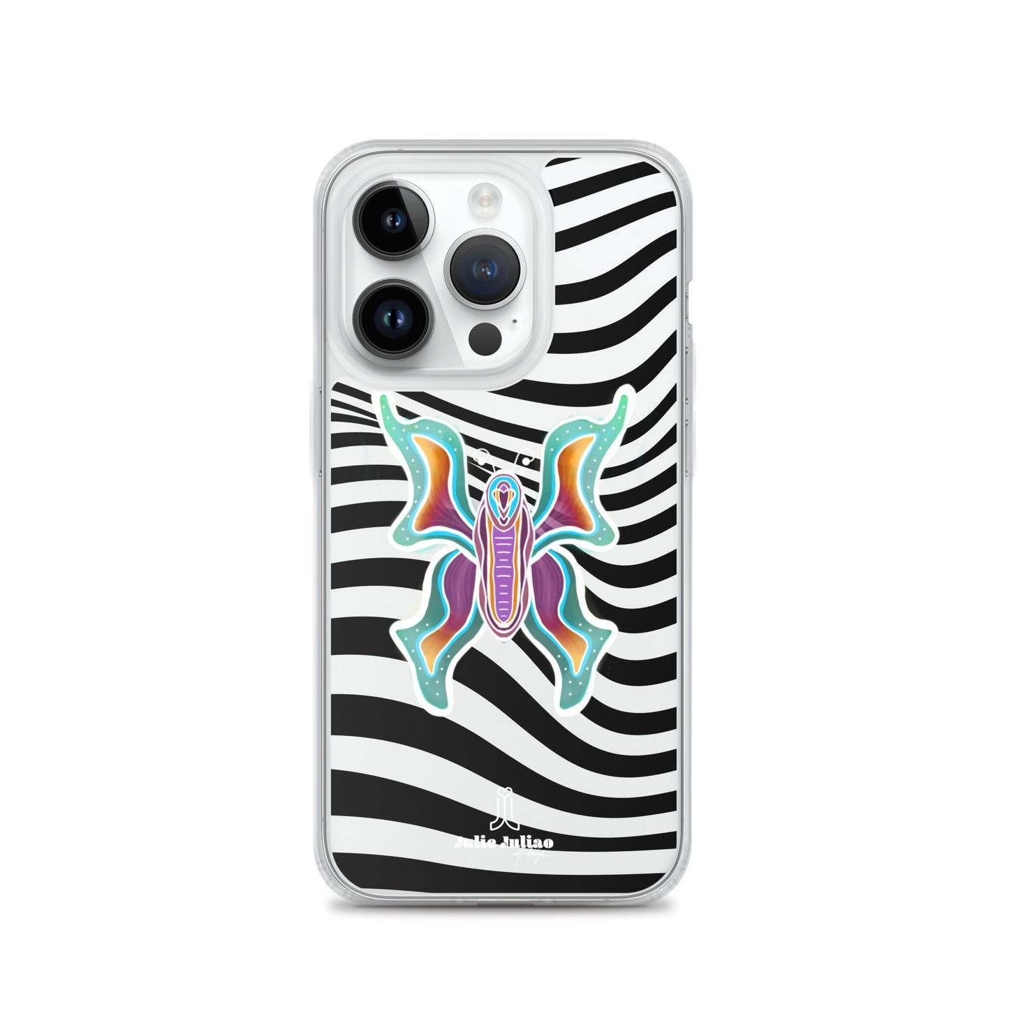 Technicolor Butterfly - Clear Case for iPhone®