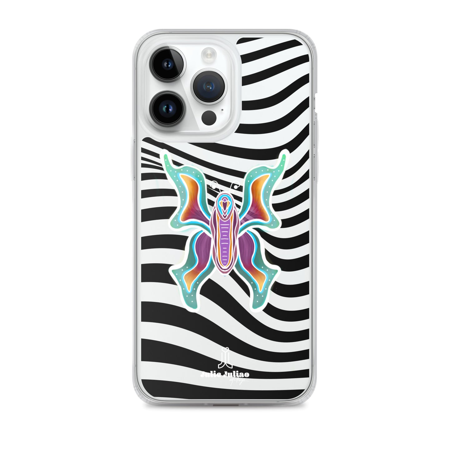 Technicolor Butterfly - Clear Case for iPhone®