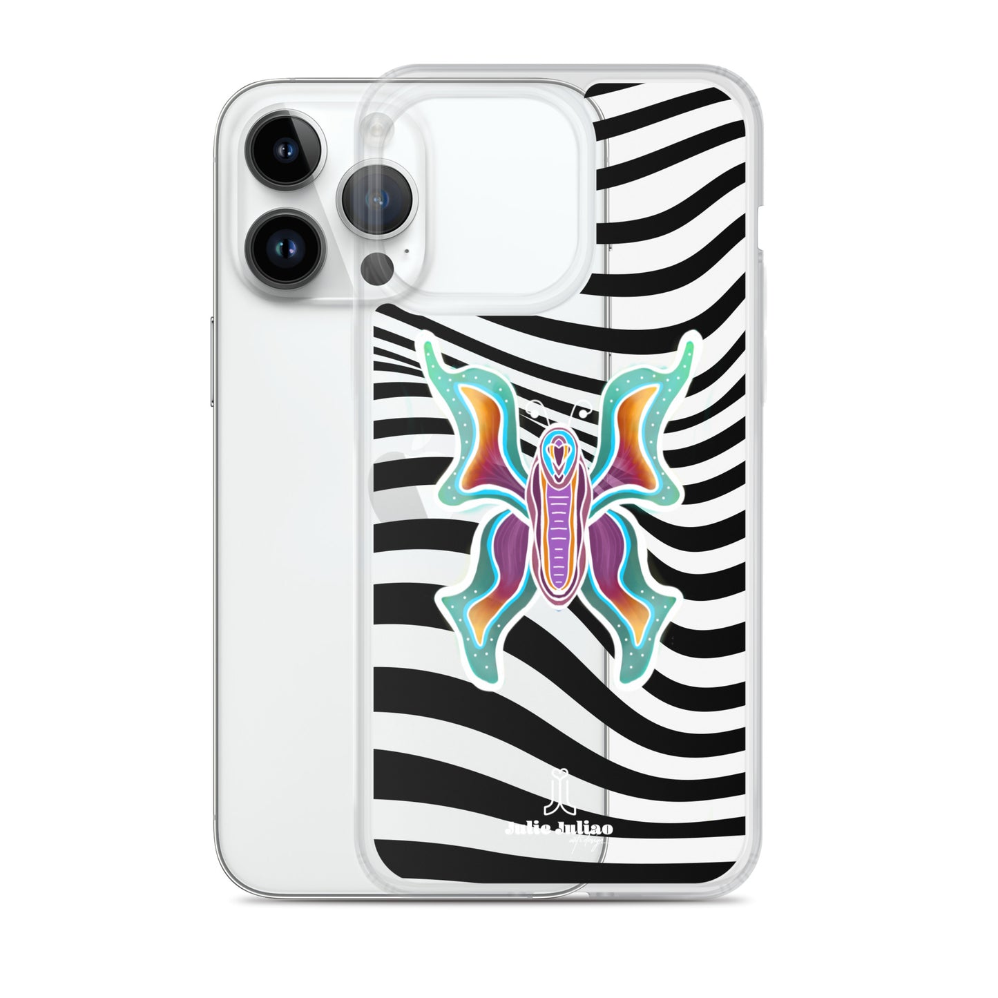 Technicolor Butterfly - Clear Case for iPhone®