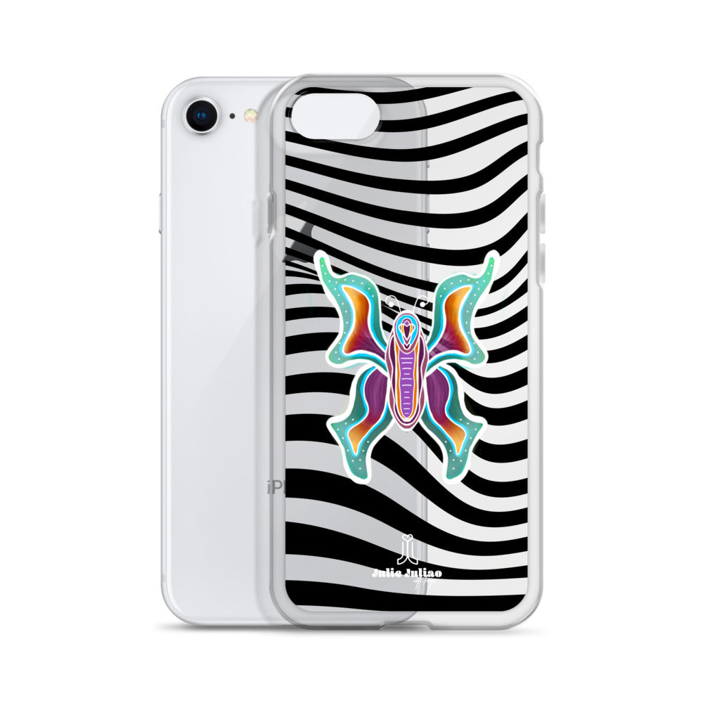 Technicolor Butterfly - Clear Case for iPhone®
