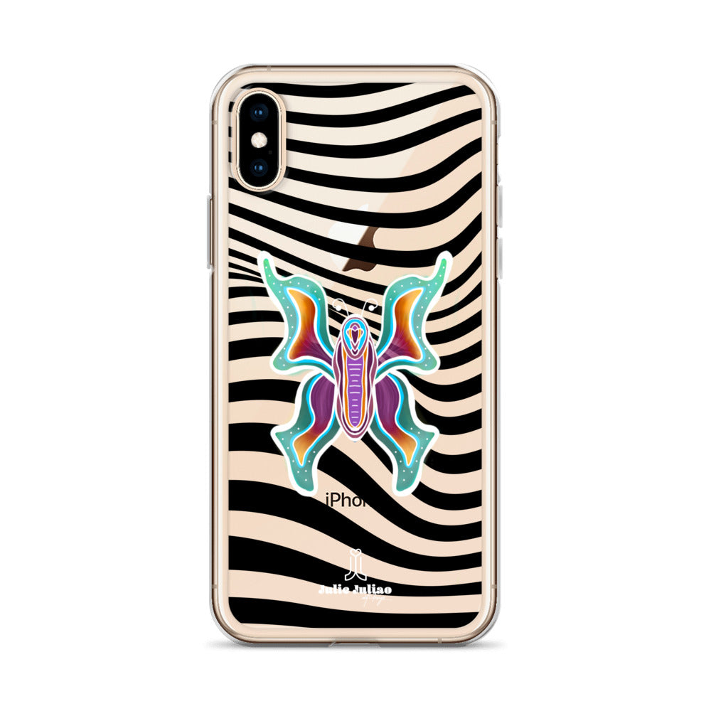 Technicolor Butterfly - Clear Case for iPhone®