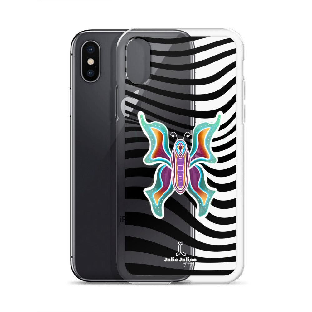 Technicolor Butterfly - Clear Case for iPhone®