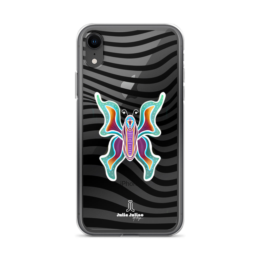 Technicolor Butterfly - Clear Case for iPhone®