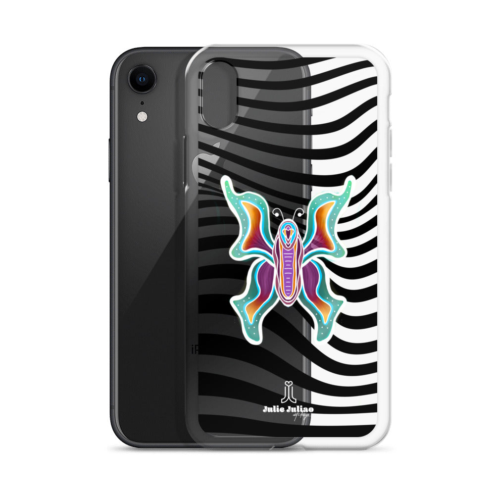 Technicolor Butterfly - Clear Case for iPhone®