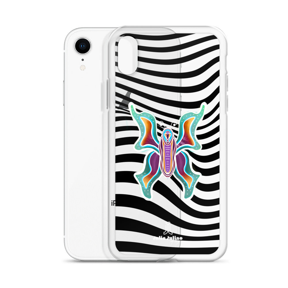 Technicolor Butterfly - Clear Case for iPhone®