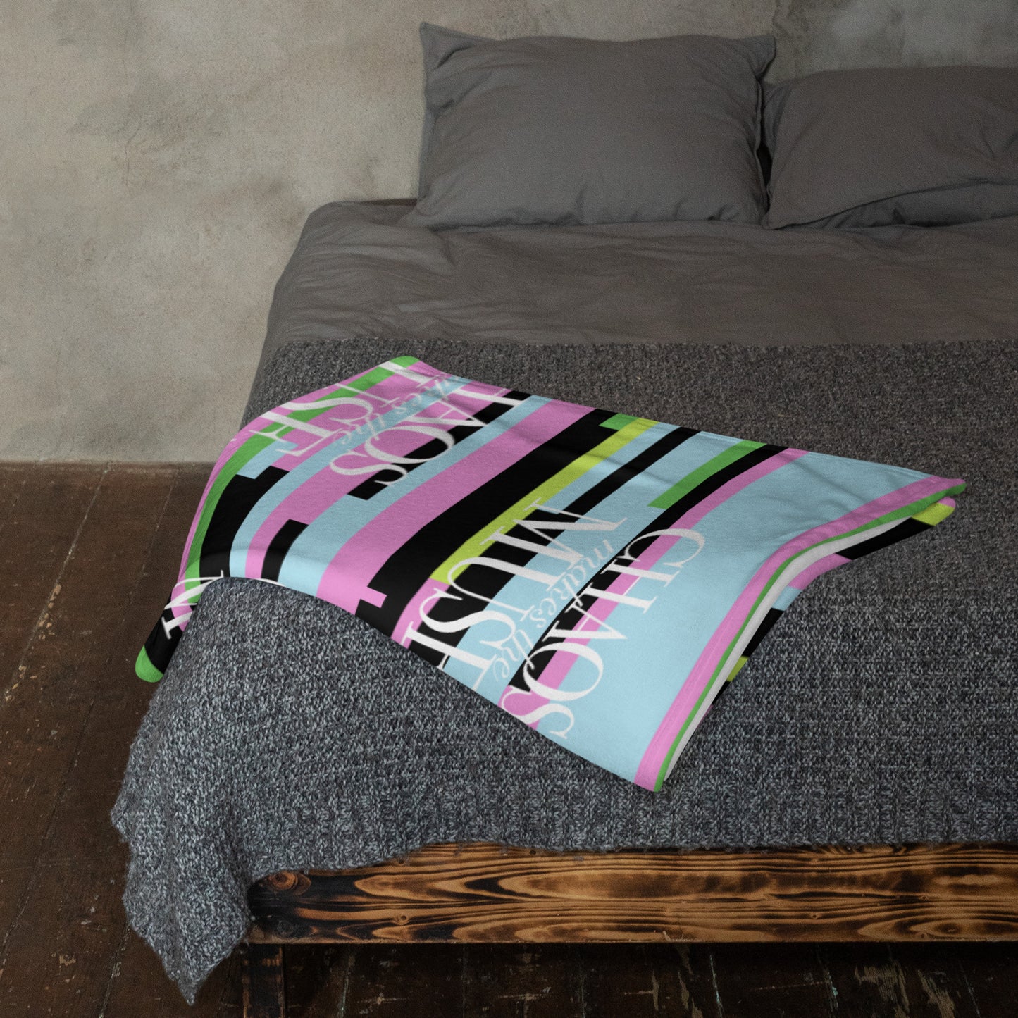 Chaos Makes The Muse Throw Blanket