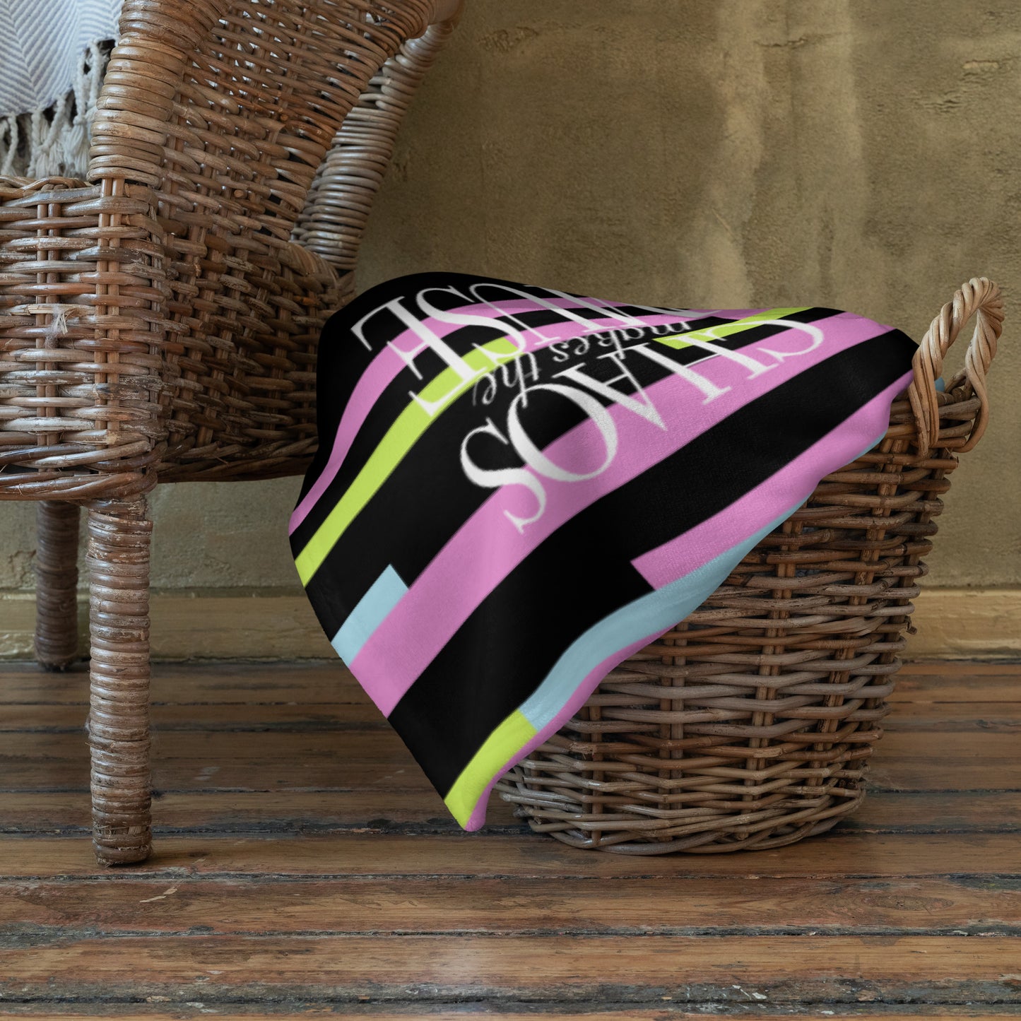Chaos Makes The Muse Throw Blanket