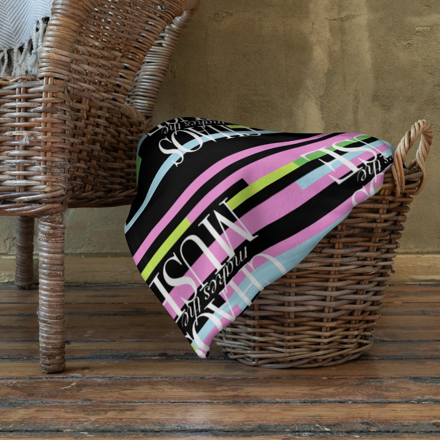 Chaos Makes The Muse Throw Blanket