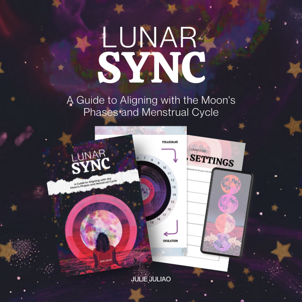 Lunar Sync – A Guide to Aligning with the Moon's Phases and Menstrual Cycle