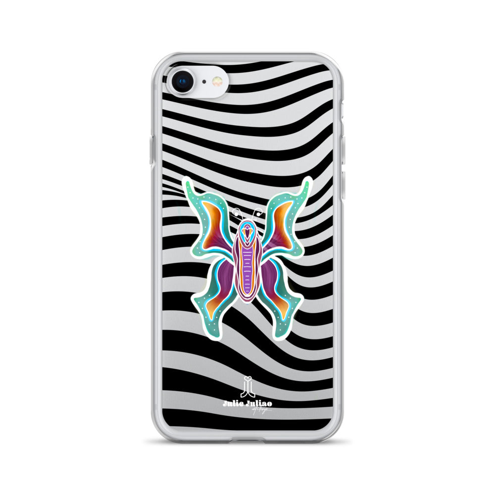 Technicolor Butterfly - Clear Case for iPhone®