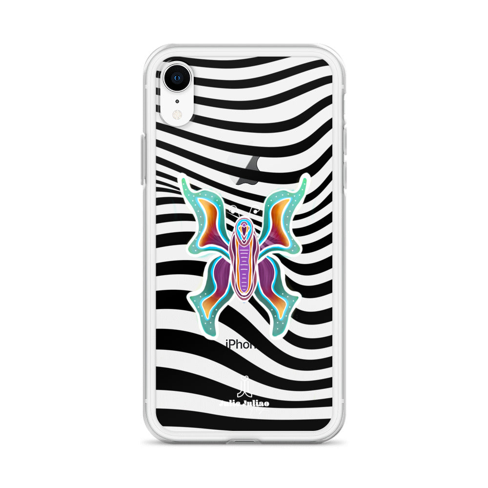 Technicolor Butterfly - Clear Case for iPhone®